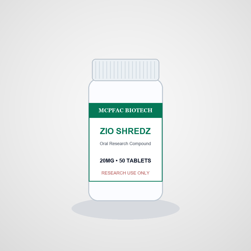 ZIO SHREDZ (20MG) (50 TABLETS)